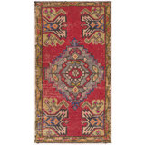Antique One of a Kind One-of-a-Kind 1'9" x 3'3" Hand Knotted Area Rug