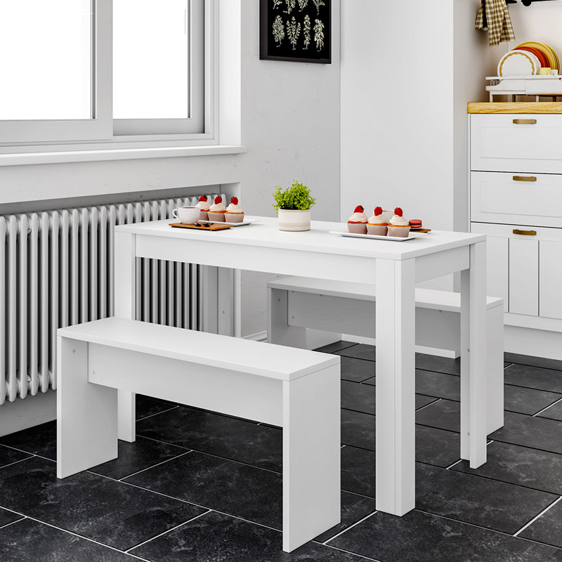2 - Person Dining Set, White