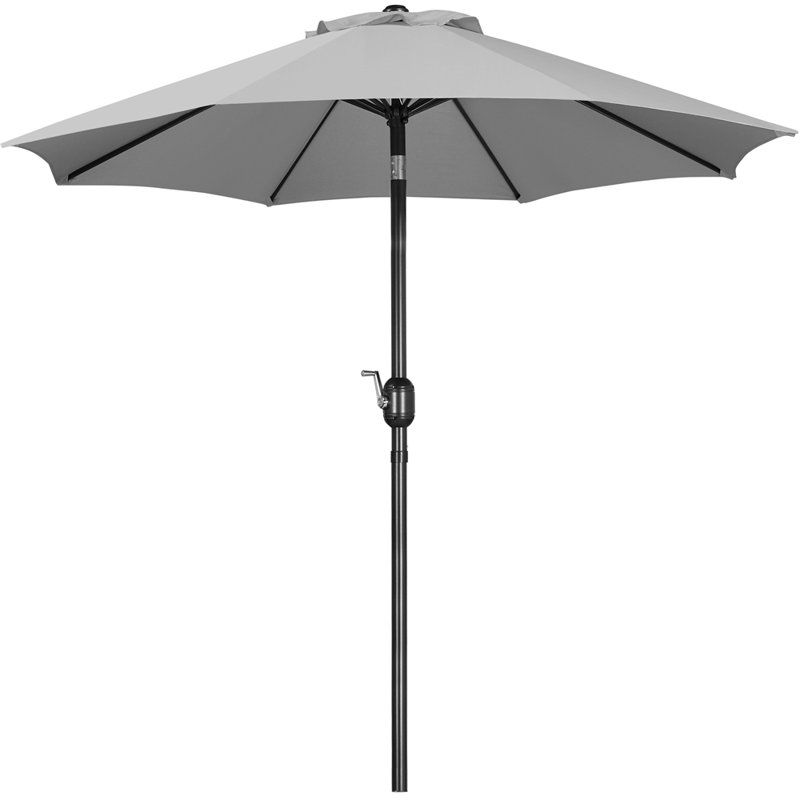 Traditional Parasol, Light Gray