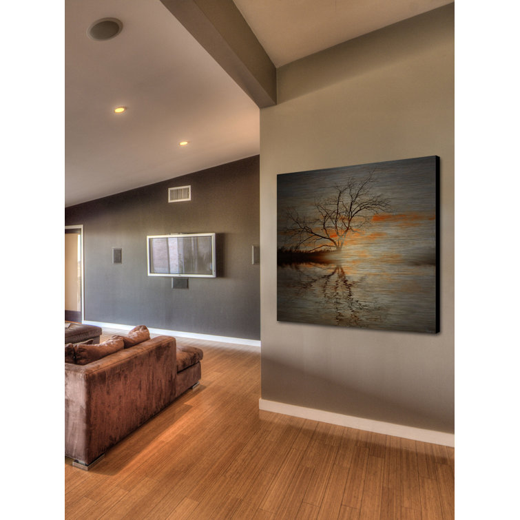 Red Leafs B by Parvez Taj - Unframed Photograph Print on Metal