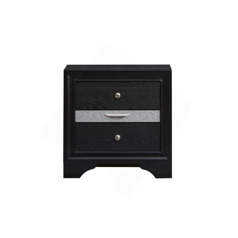 Madrid G02350-N Nightstand, Black
