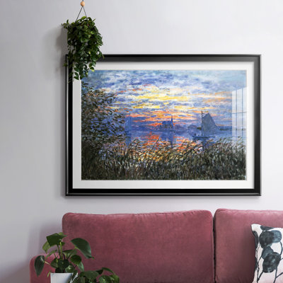 " Sunset On The Seine " by Claude Monet