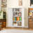 Modern Metal Office Storage Cabinet with Adjustable Shelves, Steel Locker Cabinet for Office/Living Room/Bedroom/Bathroom-285896338