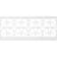 Panneaux muraux blancs 94,5 "(paquet de 4)-69958114