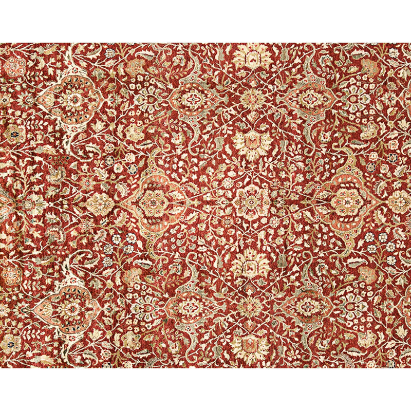 Handmade Silk and Wool Area Rug