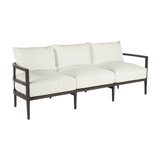 Santa Barbara 86.63" Wide Outdoor Patio Sofa with Cushions
