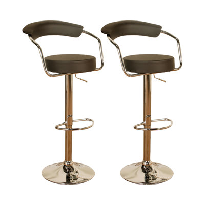Swivel Upholstered Adjustable Height Counter Stool