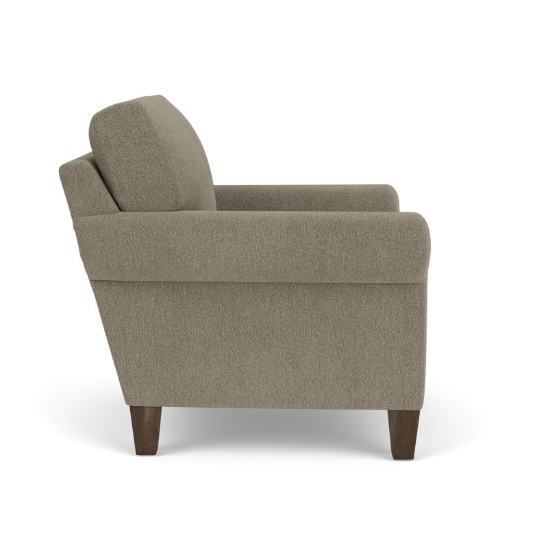 Fauteuil avec accoudoirs larges 37 po Cornesia, Polypropylène colombe