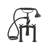 2 Handle Bathroom Clawfoot Tub Faucet with Diverter-24414962
