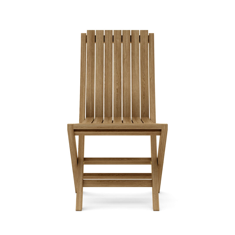 Andrew Folding Patio Dining Chair with Cushion