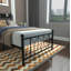 Cadres de lit simple, tête de lit et station de charge et lumière DEL pour la chambre à coucher, solide et stable, sans bruit, aucun sommier requis, assemblage facile-114364843