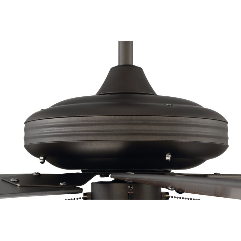 Craftmade 52" Espresso Ceiling Fan with LED Light and Reversible Blades
