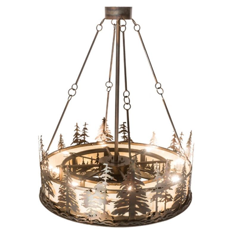 Tall Pines Downrod Ceiling Fan