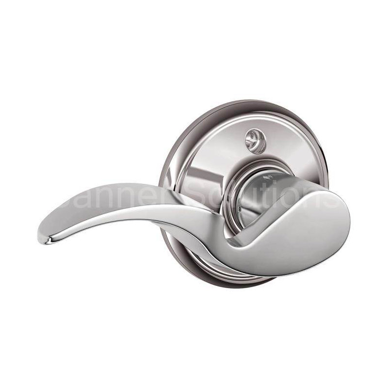 Avanti Lever Non-Turning Lock, Antique Brass, Left Hand