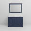 Meuble-lavabo double l 48 po x P 22 po Dukes et miroir 46 po-112871487-74093207