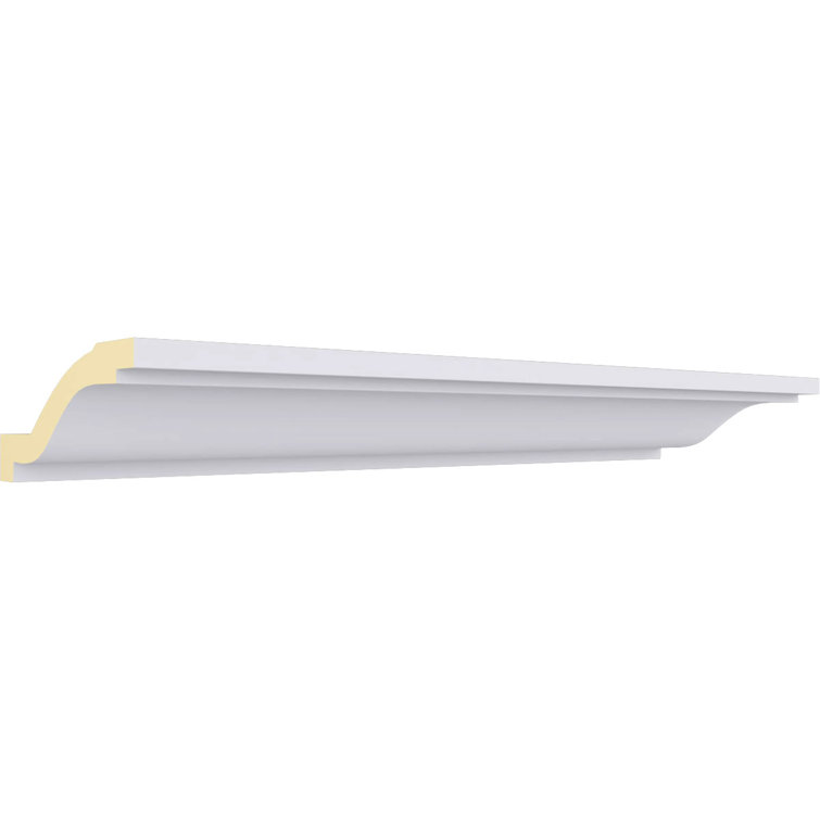 Échantillon - Moulure couronne Endurathane Foster, H 2 1/8 po x P 5 3/8 po x F 5 5/8 po x L 12 po, apprêtée