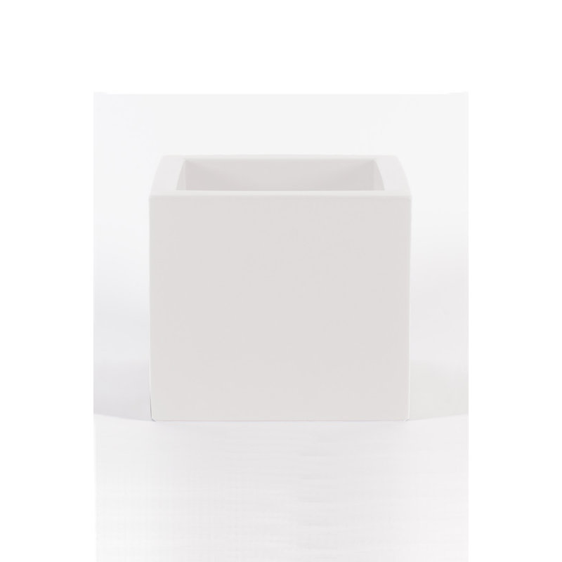 Pot Planter, White, 36cm H x 40cm W x 40cm D