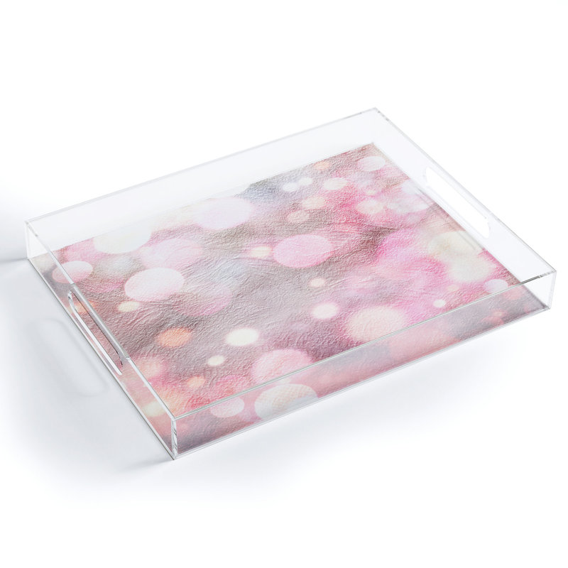 Plateau en acrylique Iveta Abolina, H 1,75 po x l 15,5 po x L 12 po