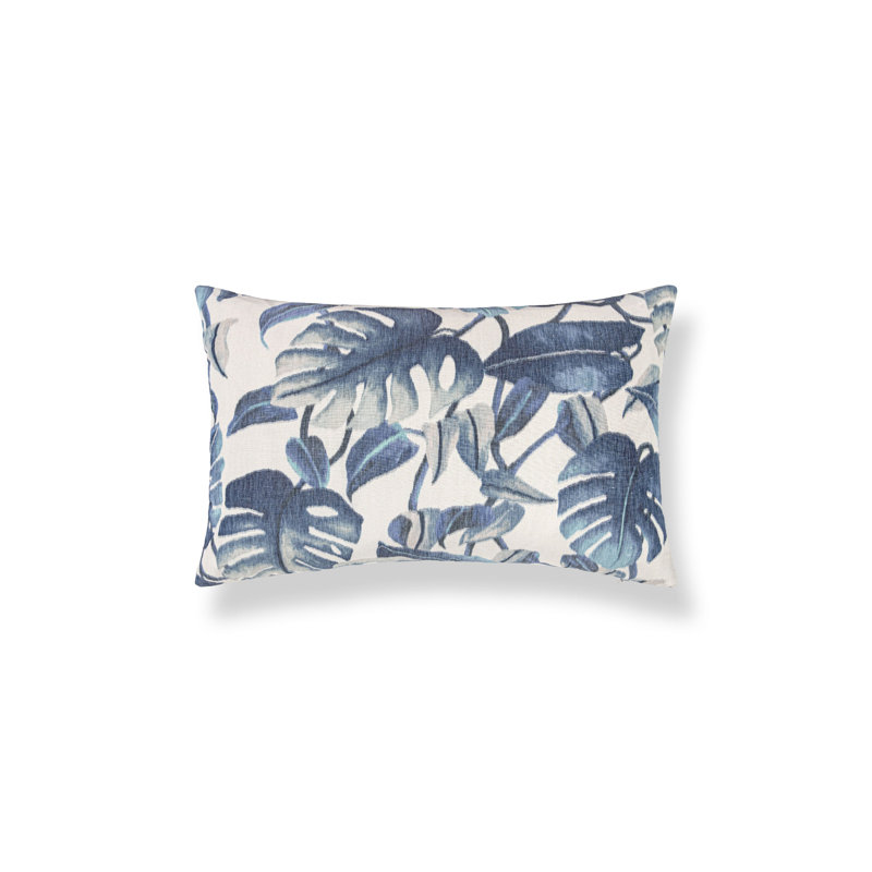 PROVENCE PILLOW, Rectangle - 22"H x 14"W, Blue Mirage Rainforest Warp Print