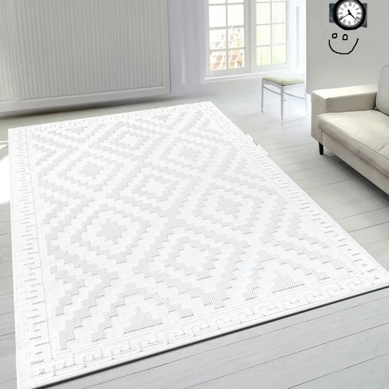 Luxury Geometric Area Rug Hallway Rug Large Door Mat Washable Rugs Kitchen Floor Mats*, Rectangle 200 x 290 cm