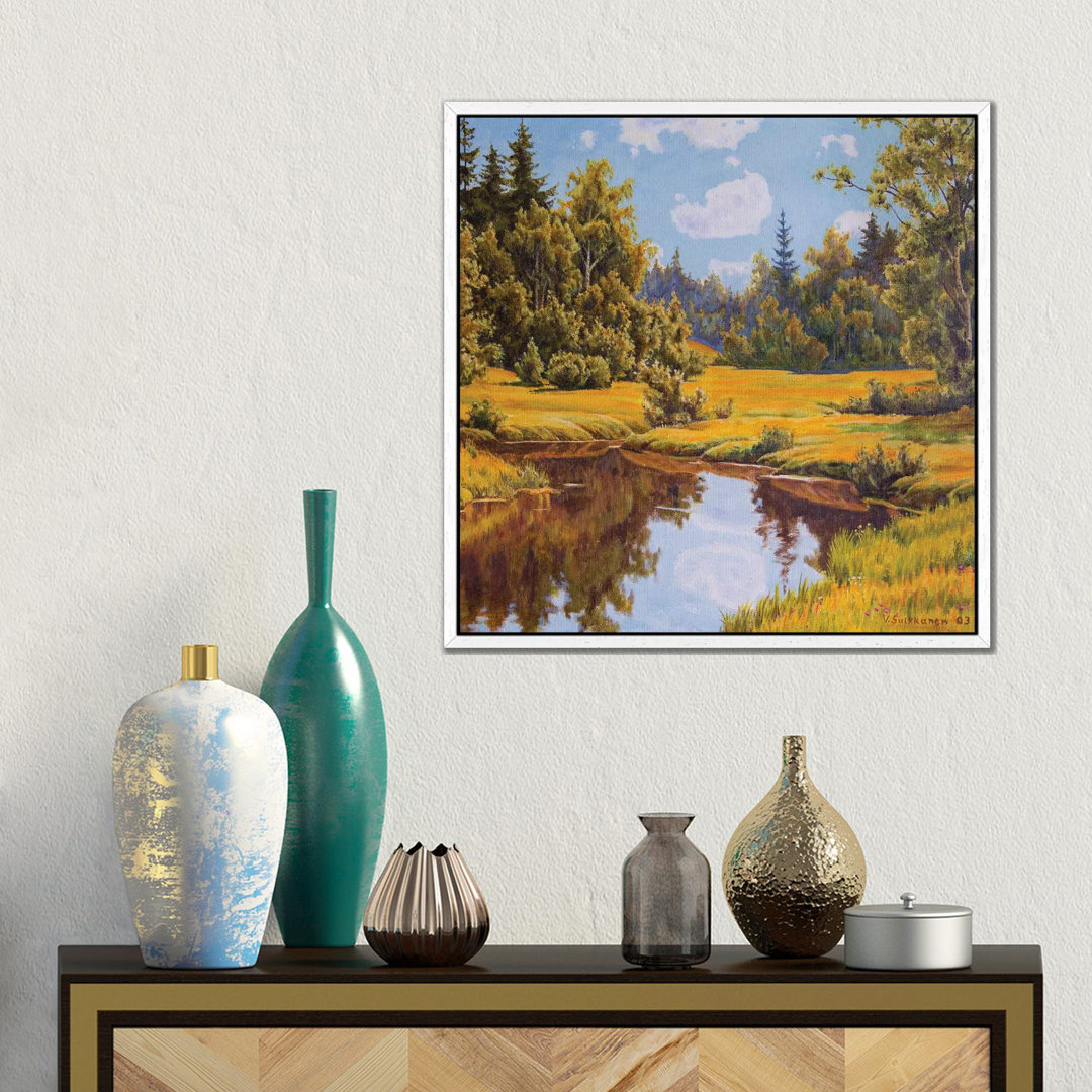 Quiet River von Veikko Suikkanen - Galerie-verpackte Leinwand Giclée auf Leinwand