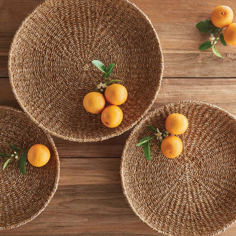 Costello Seagrass Tray - Set of 3