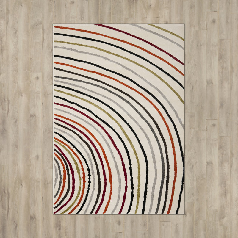 Tapis abstrait Bloem Performance, Rectangle 8 pi x 11 pi 2 po