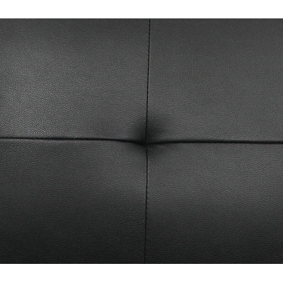 Merridale Queen 64'' Faux Leather Convertible Sofa