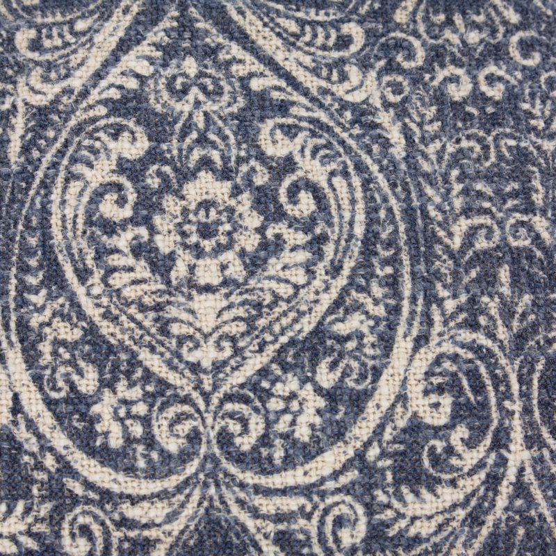 Durelle Damask Square Cushion, Blue