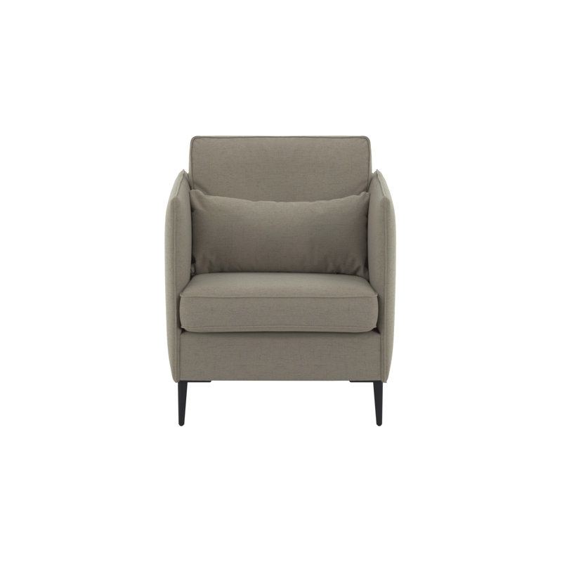 Upholstered Armchair, Grey