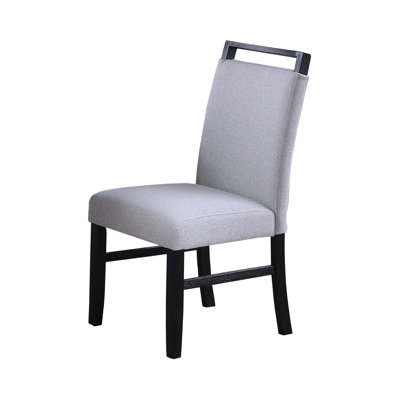Chaise de salle à manger de 18,9 po de largeur, gris anthracite