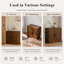 Armoire de rangement moderne à 2 portes avec tablettes réglables 31 po-1575426780-1575426779
