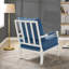 Chaise d'appoint rembourrée avec structure en bois tourné-269837673