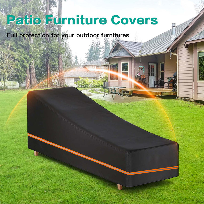 Ceceilia Outdoor Patio Chaise Lounge Cover