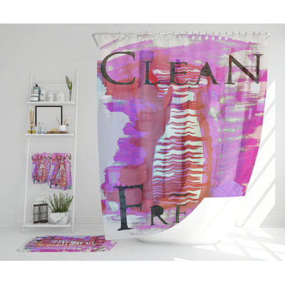Nazmul Polyester Shower Curtain Set