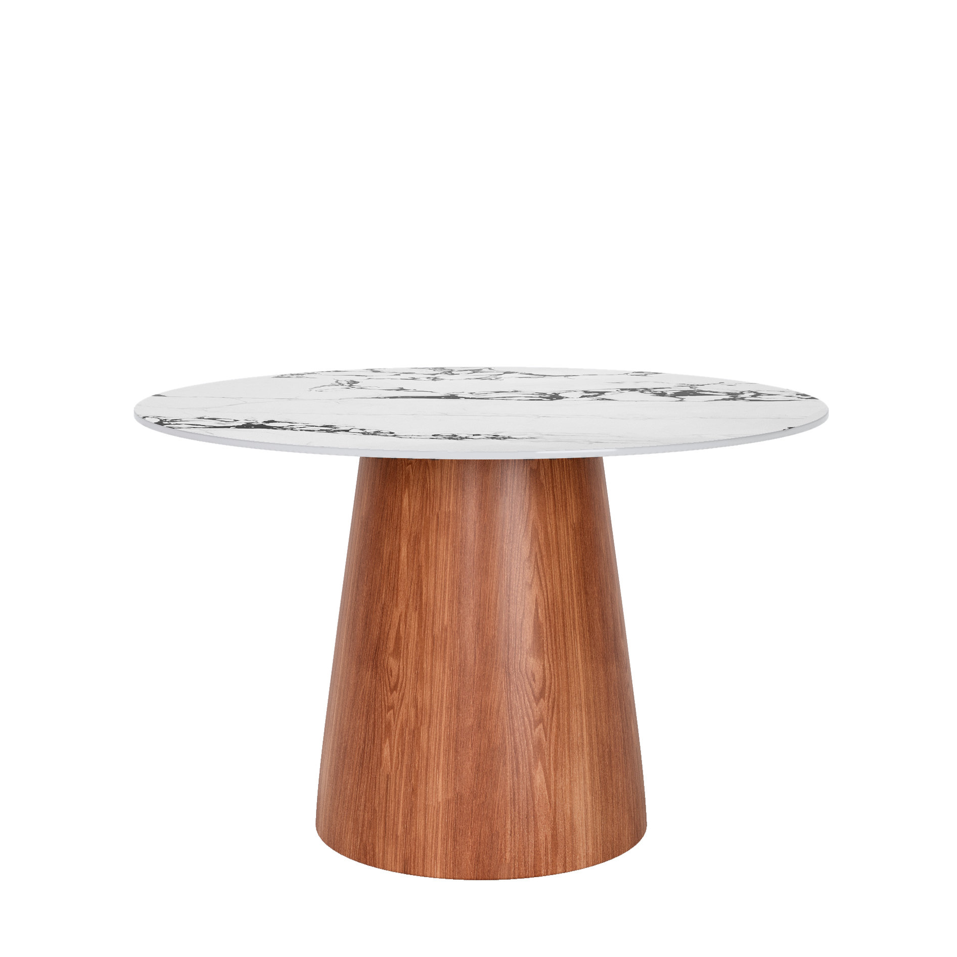 Ivy Bronx Small Round Solid Wood Pedestal Dining Table, 39
