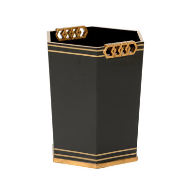 Oliver Solid Wood Open Waste Basket - 3 Gallons