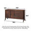 Buffet multifonctionnel en érable vieilli de style Mid-Century
