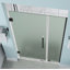 Porte de douche à charnière sans cadre 63 x 72 Belmore-38032862-30104053