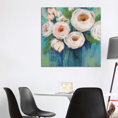 Flower Power 1 Piece Wrapped Canvas Wall Art