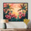 Chui, fleurs d'hibiscus en harmonie tropicale II - art mural hibiscus