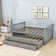 Kassidy Full Size 3 Drawers Daybed with Trundle