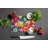 Colorful Apples Glass Cutting Board Large