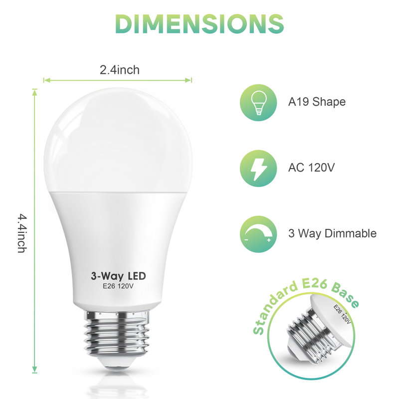 Ampoules à 3 intensités