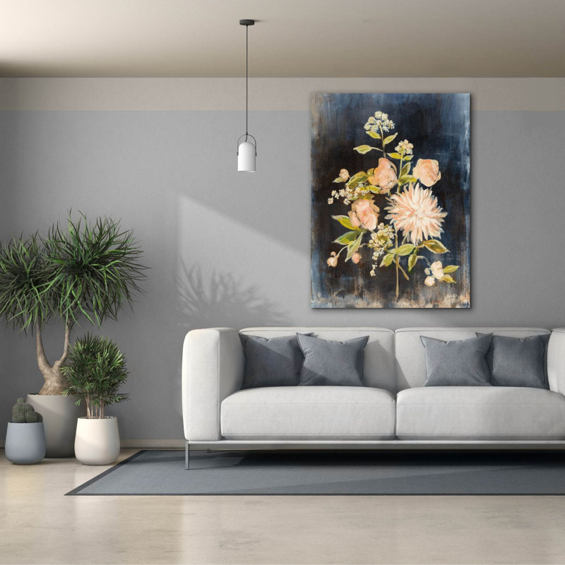 «Fleet Blooms 3» par Julia Purinton, art mural sur toile, H 54 po x l 40 po x P 1,5 po