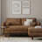 72" Sofa - Caramel Brown-677523026