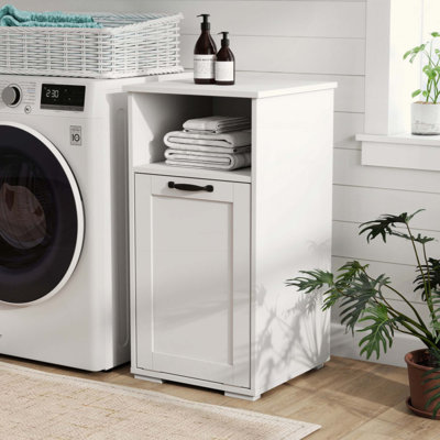Laundry Cabinet ,With 1 Removable Liner Bags
