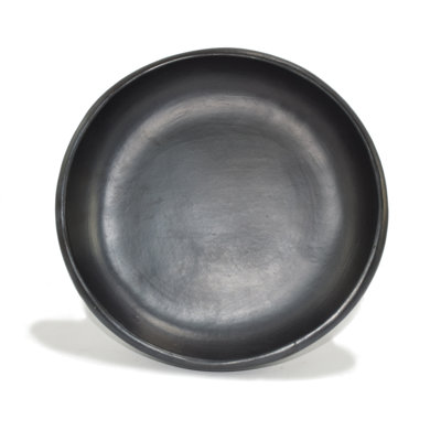 Round Serving La Chamba Clay Plate,  Small,  9 Inch