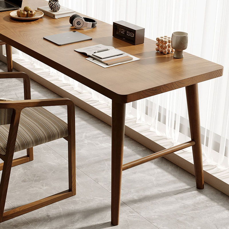 Bureau nord-américain en bois de frêne, H 29,53 po x l 55,12 po x P 23,62 po