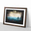 Edinburgh Skyline In Scotland Paint Splash - Framed Print-56915674-56915675